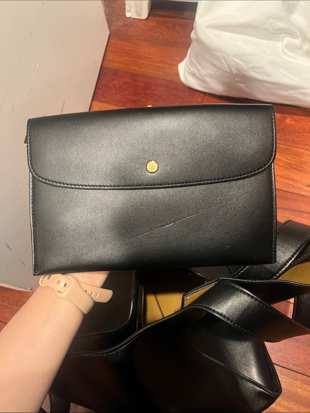 Authentic Stella Mccartney Logo leather large tote - Picture 10 of 11